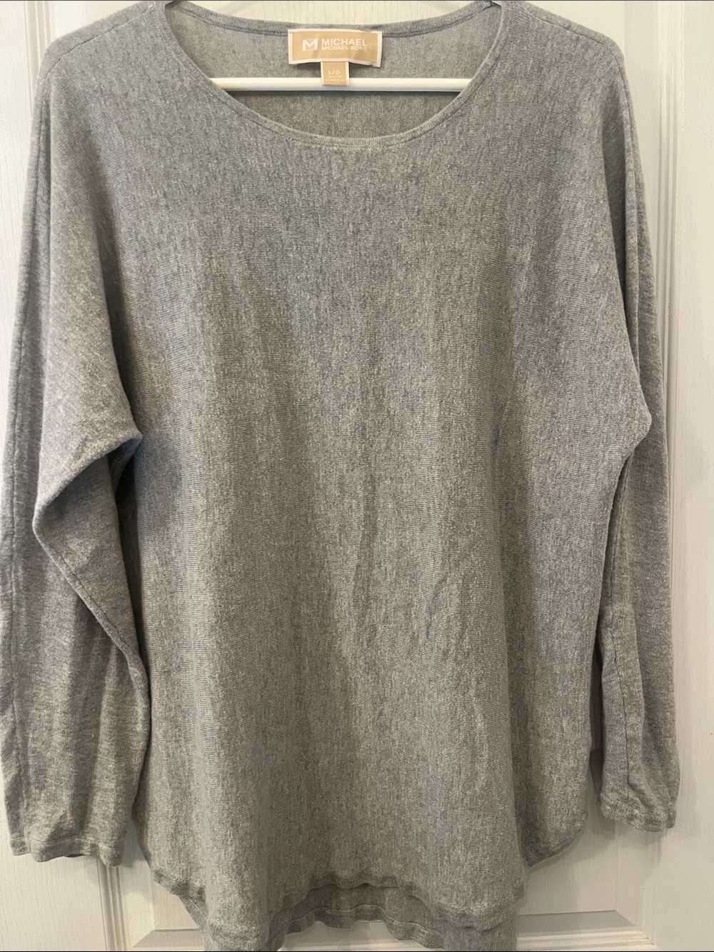 MICHAEL Michael Kors Gray Lightweight Knit Sweater